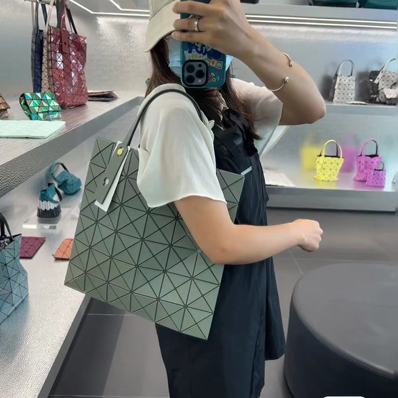 Women's Spring March Matte Polarized Milky White Same Women's Shoulder Bag