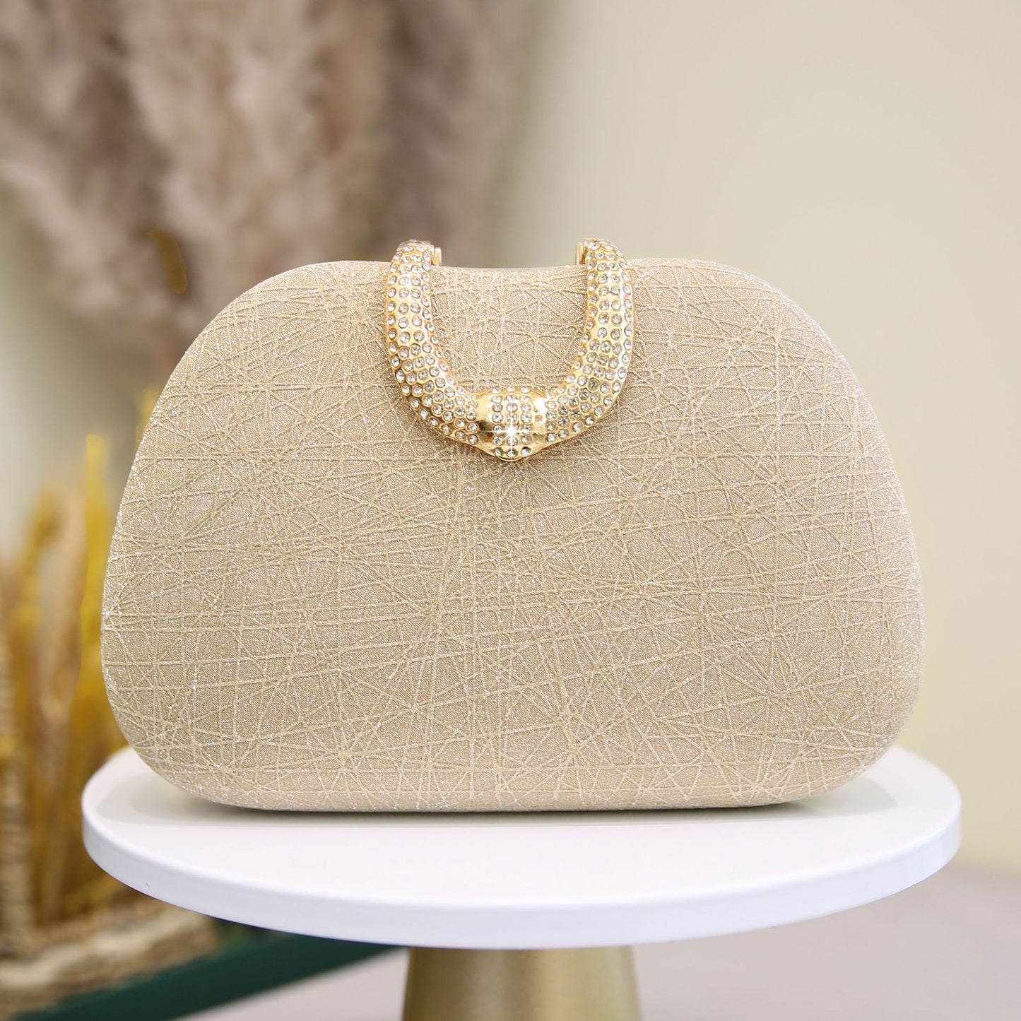 Rhinestone Fashion Thin Glittering Banquet Clutch Party Dinner Bag