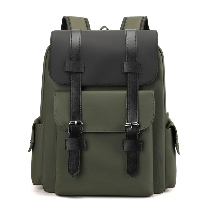 Men's Waterproof Fashion Simple Commute Computer Large Backpacks