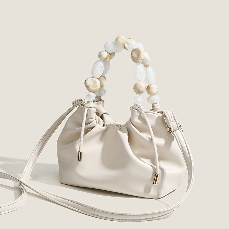 Wave Light Dew Bead Pleated Clouds Bags