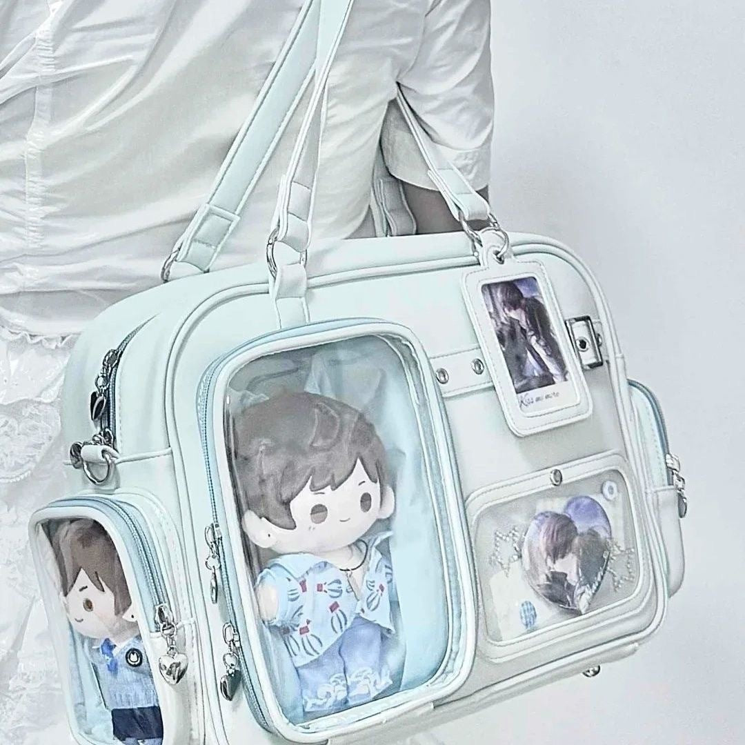 Collection Light Board Doll Large Capacity Two Shoulders Daily Cartoon Women's Shoulder Bag