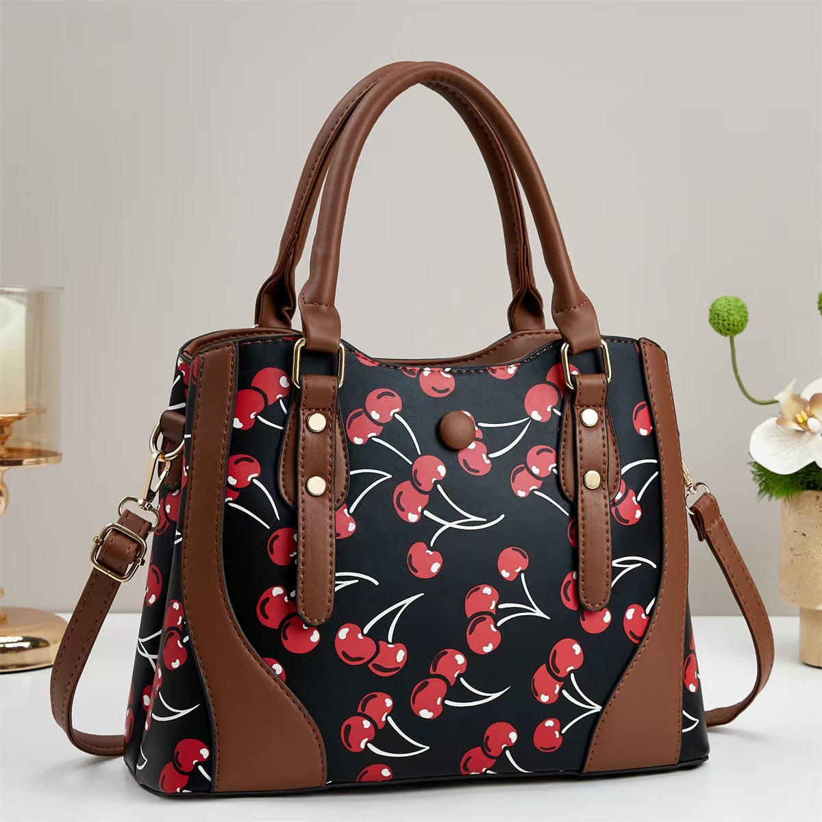 Classic Printing Contrast Color Retro Niche Out Bags