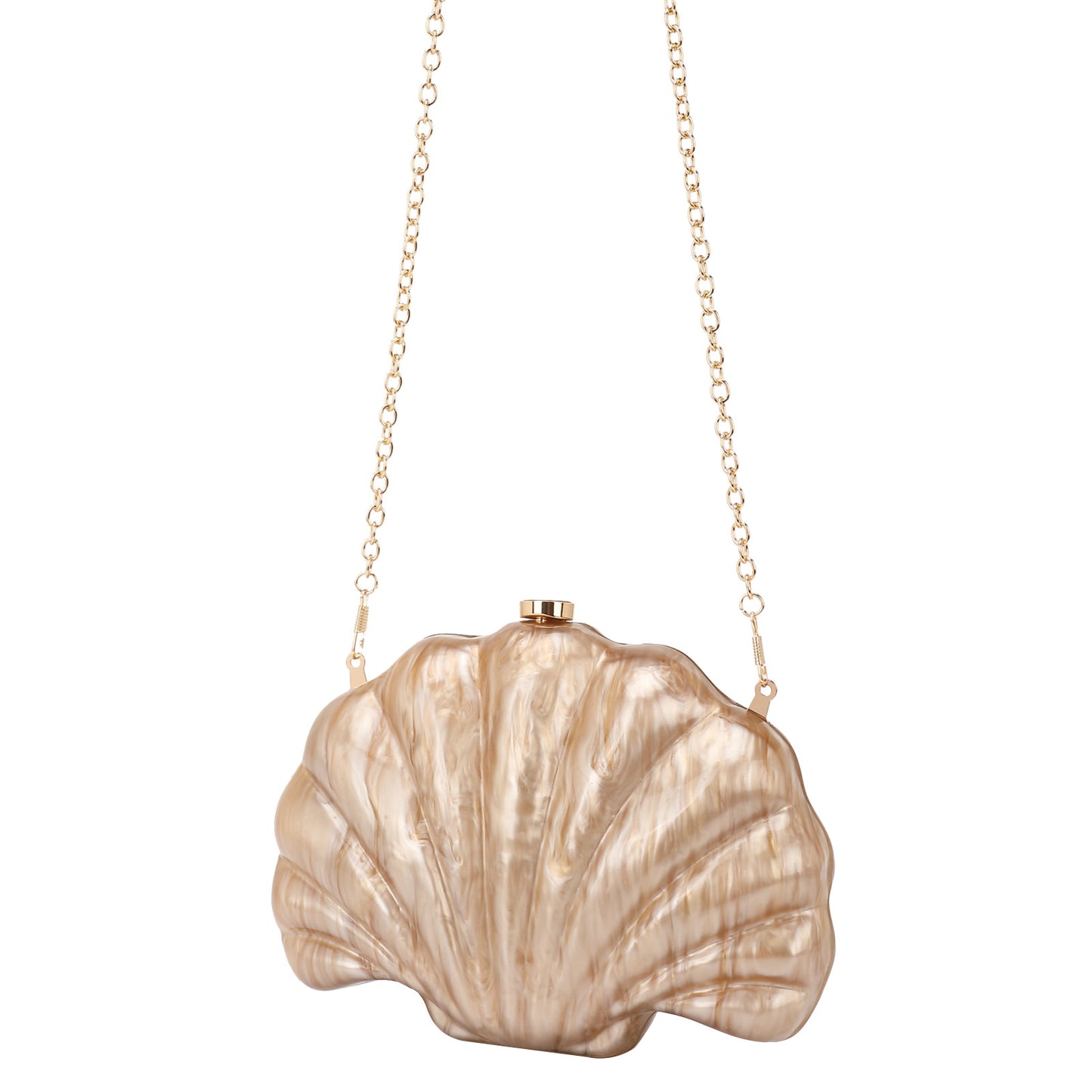 Women's Shell Natural Personality Dinner Chain For Bags