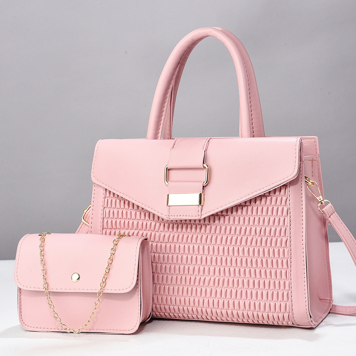 Design Light Luxury Exquisite High-grade Two-piece Large Handbags
