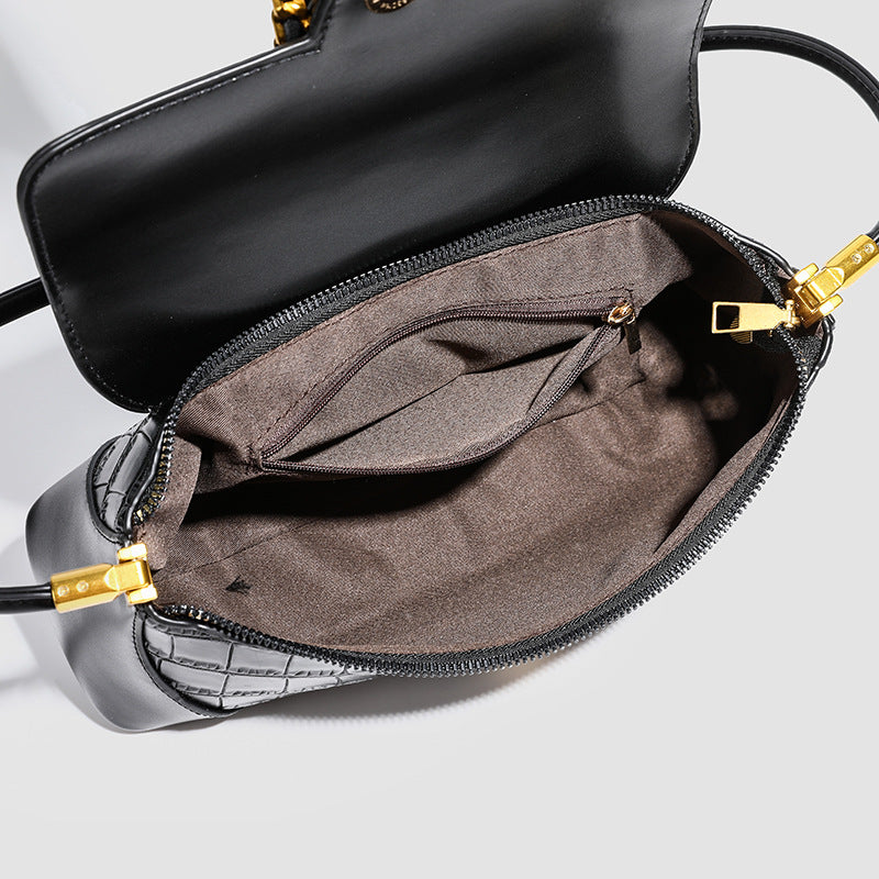 Pattern Underarm French Fashion Minority Design Women's Shoulder Bag