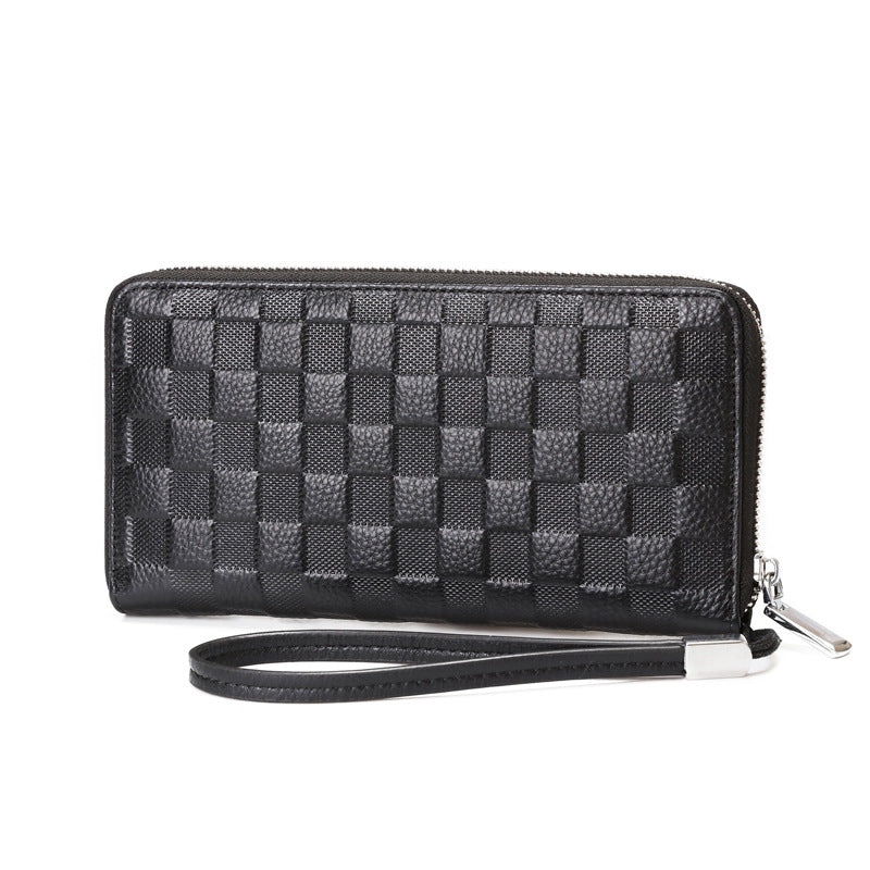 Genuine Leather Fashion Clutch Simple Cowhide Classic Men's Wallet