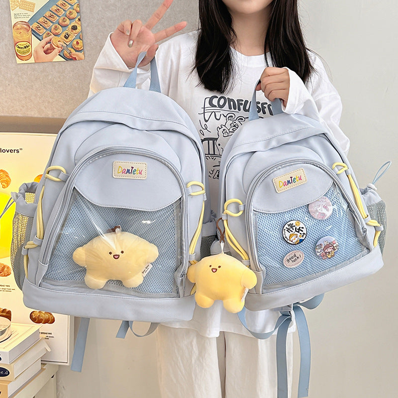 Cartoon Snacks Simple Two-dimensional Grain Lightweight Junior Bags