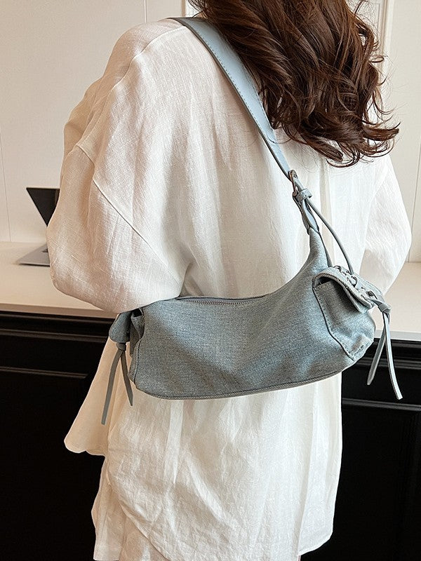 Women's Design Underarm Fashion Double Pocket Large Women's Shoulder Bag
