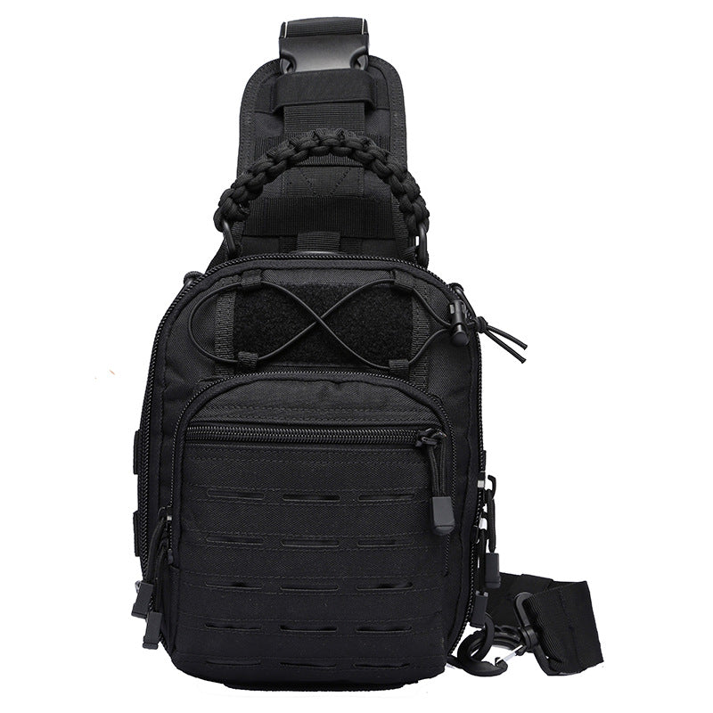 Quality Laser Punching Camouflage Combat Little Men's Chest Bag