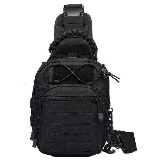 Quality Laser Punching Camouflage Combat Little Men's Chest Bag
