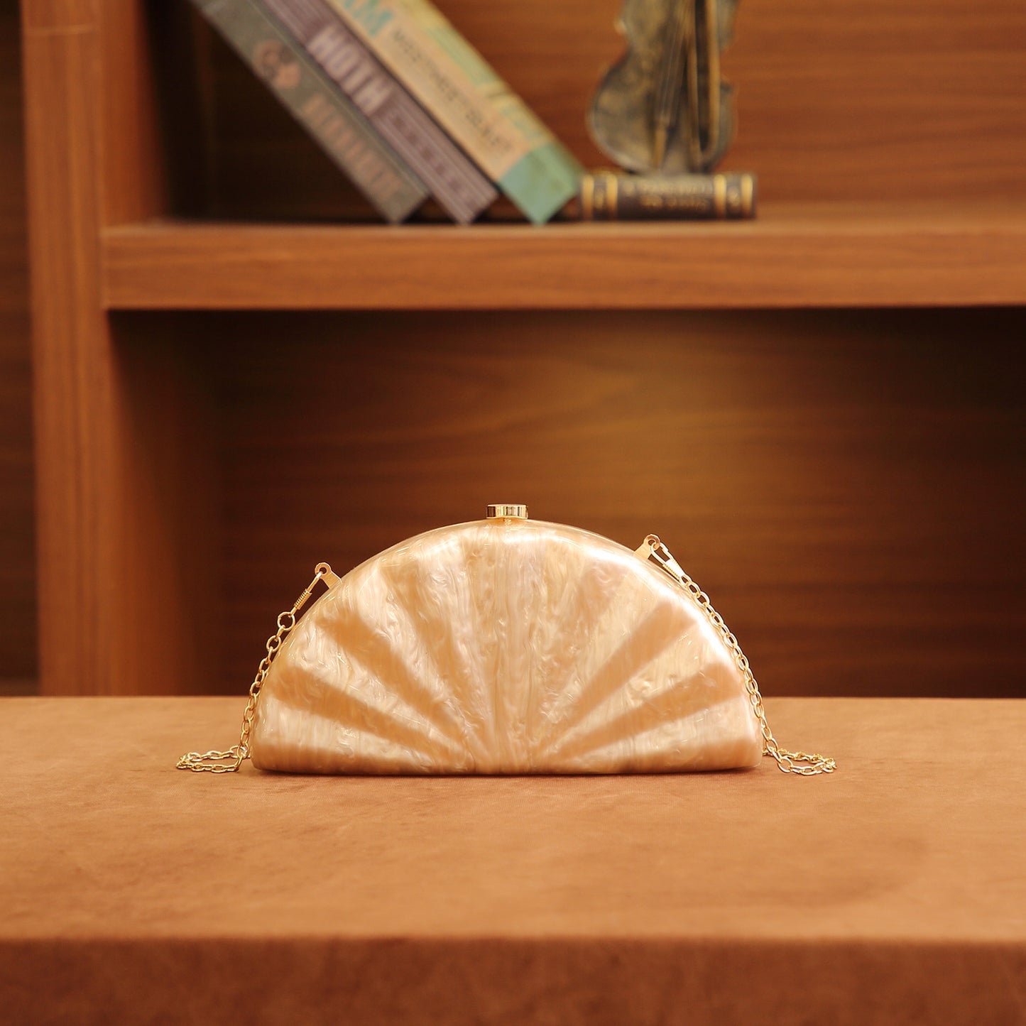 Women's Semicircle Fan-shaped Acrylic Fashion Wedding Dinner Bag