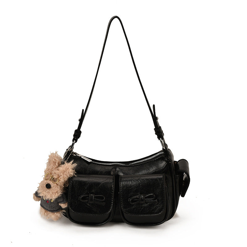 Women's Retro Fashion Minimalism Denim Underarm For Women's Shoulder Bag