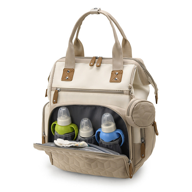 Diamond Lattice Spine Protection Diaper Waterproof Mummy Bag