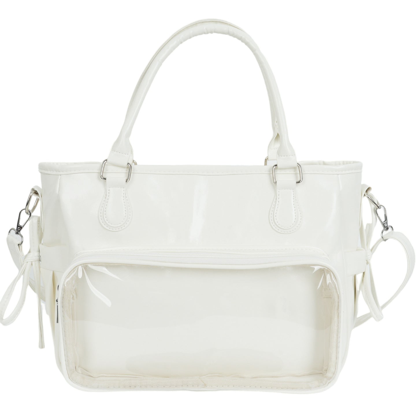 Cartoon Doll Large Capacity Transparent Texture Tote Bags