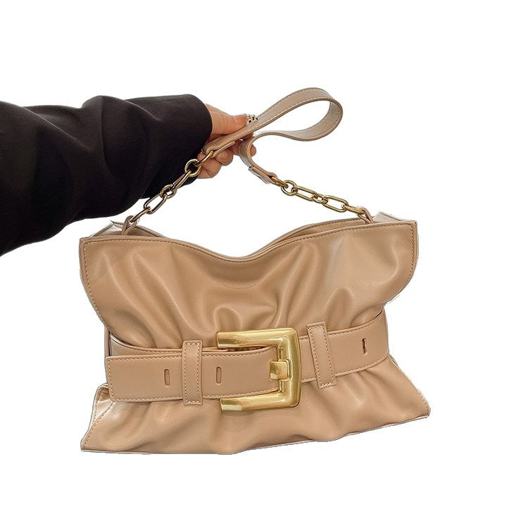 Women's Ruched Cloud Underarm Commuter Stylish Vintage Large Capacity Totes Bags