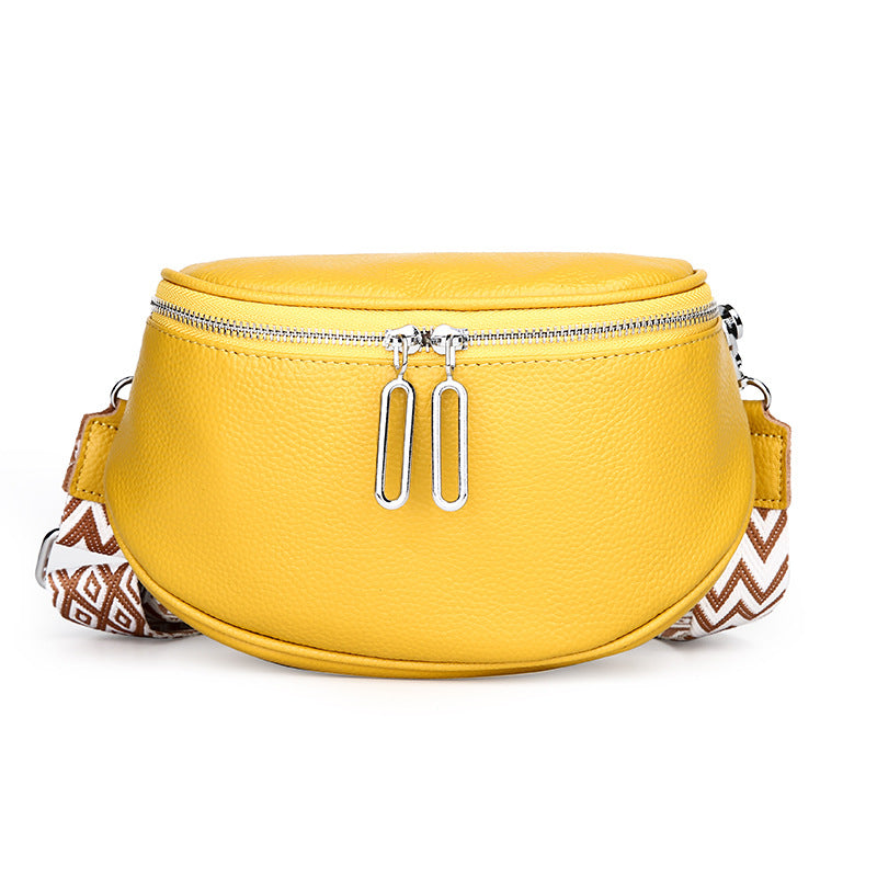 Women's Layer Cowhide Saddle Fashion Niche Riding Women's Messenger Bag