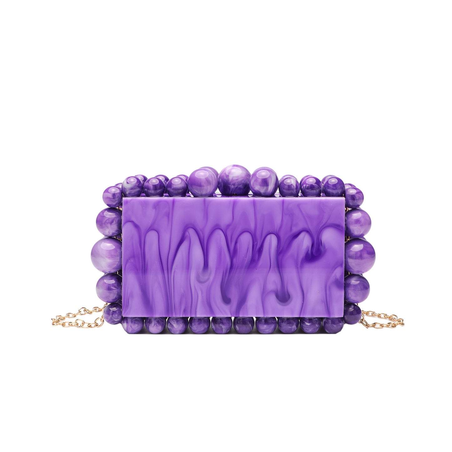 Women's Advanced Fan-shaped Elegant Clutch Chain Bags