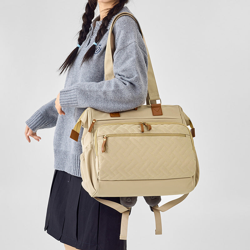 Fashion Trendy Slouchy Diaper Portable Mother Mummy Bag