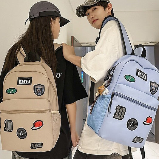 Style Good-looking Trendy Cool College Couple Junior Lightweight Large Leisure Backpack