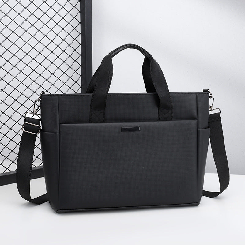 Men's Large Capacity High Sense Hand Holding Business Men's Shoulder Bag