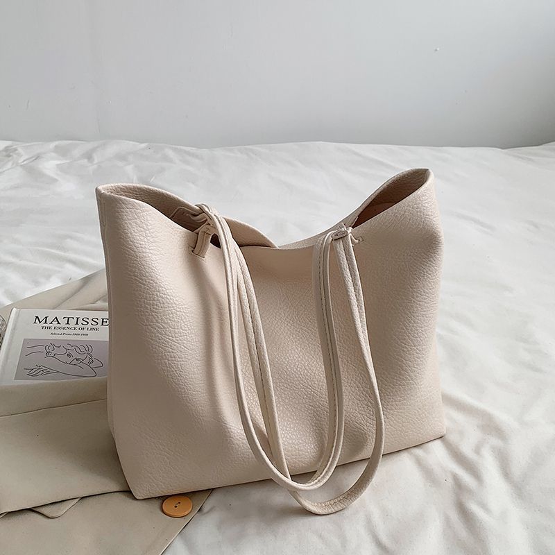Big Super Soft Large Capacity Texture Niche Tote Bags