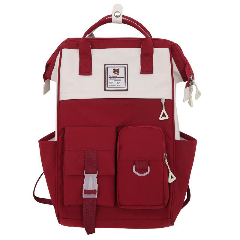 Style Artistic Fresh Girly Fashion Large Capacity College Student Schoolbag