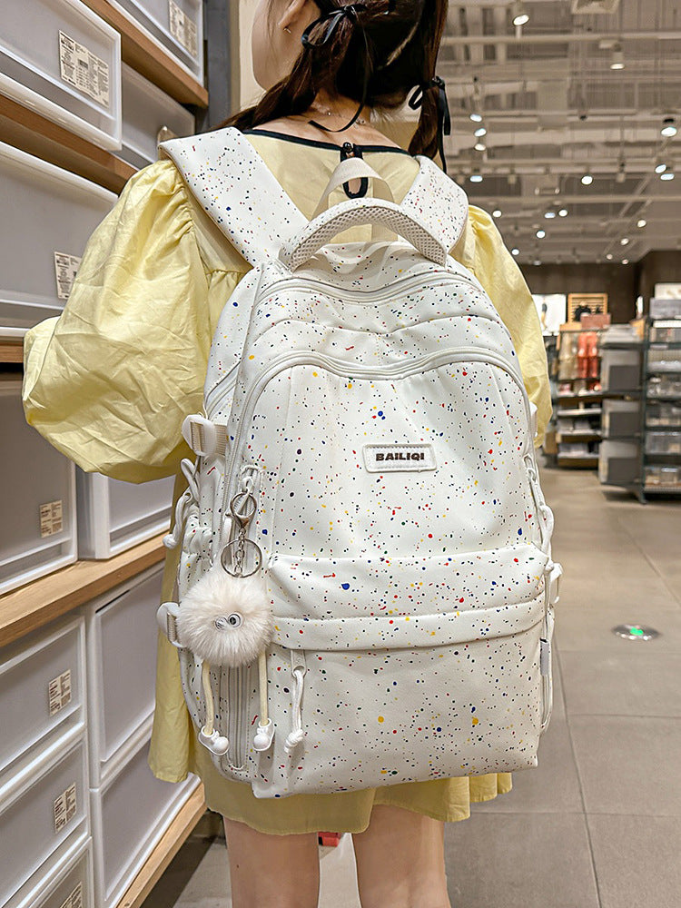Women's Simple Pastoral Style Fresh Campus Female Junior College Student Schoolbag