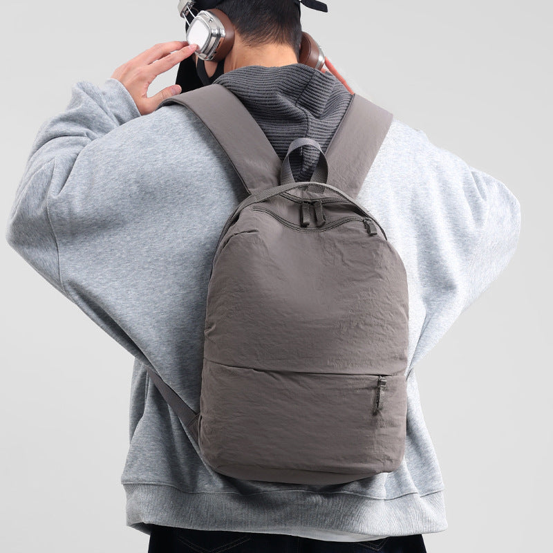 Fashion Computer Large Capacity Solid Color Leisure Backpack