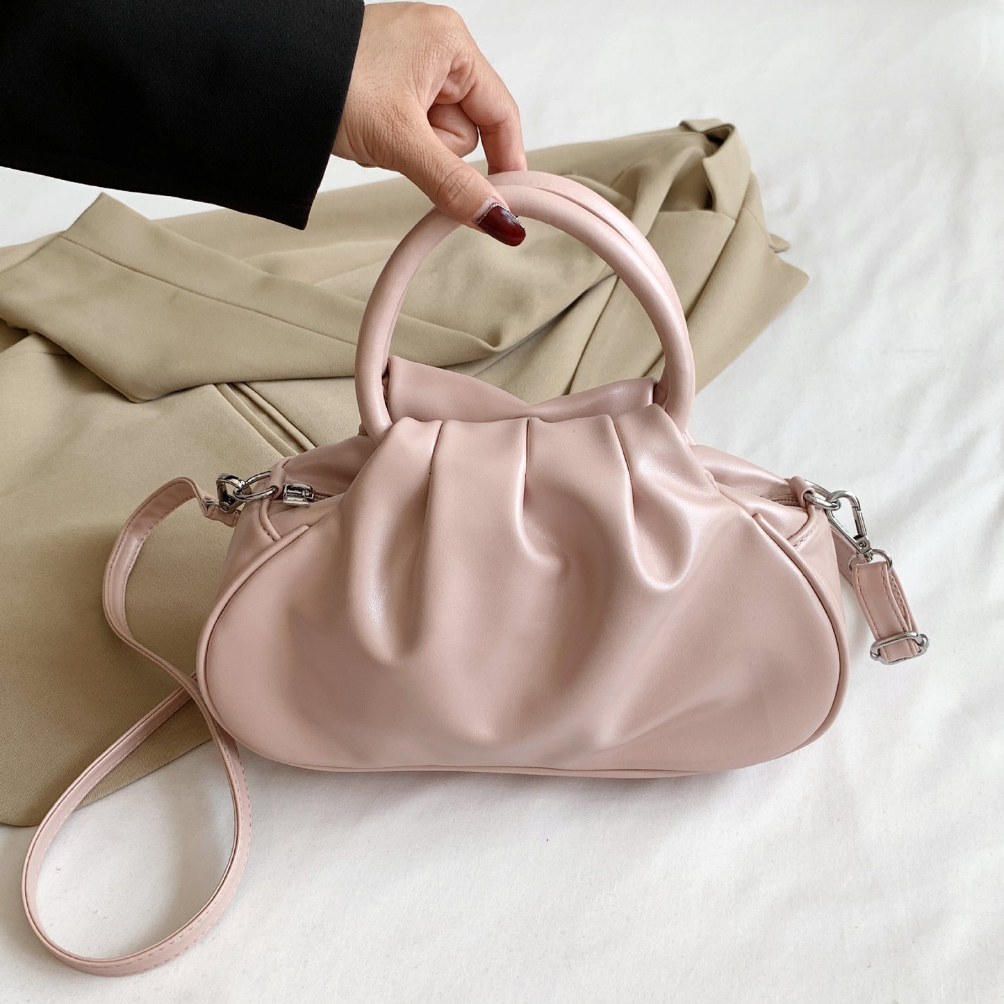 Graceful Stylish Innovative Women's Cloud Underarm Women's Handbag