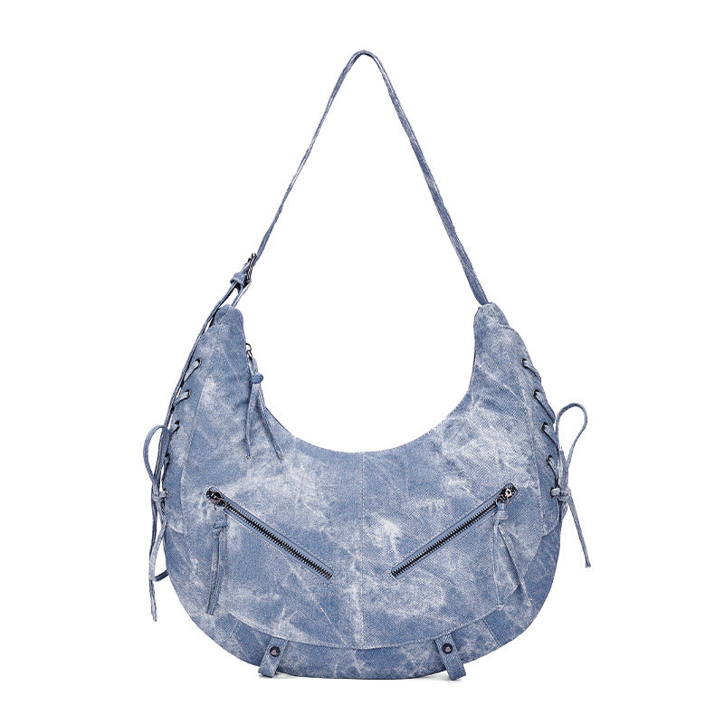 Women's Fashion Dumpling Crescent Underarm Leopard Cross Women's Shoulder Bag