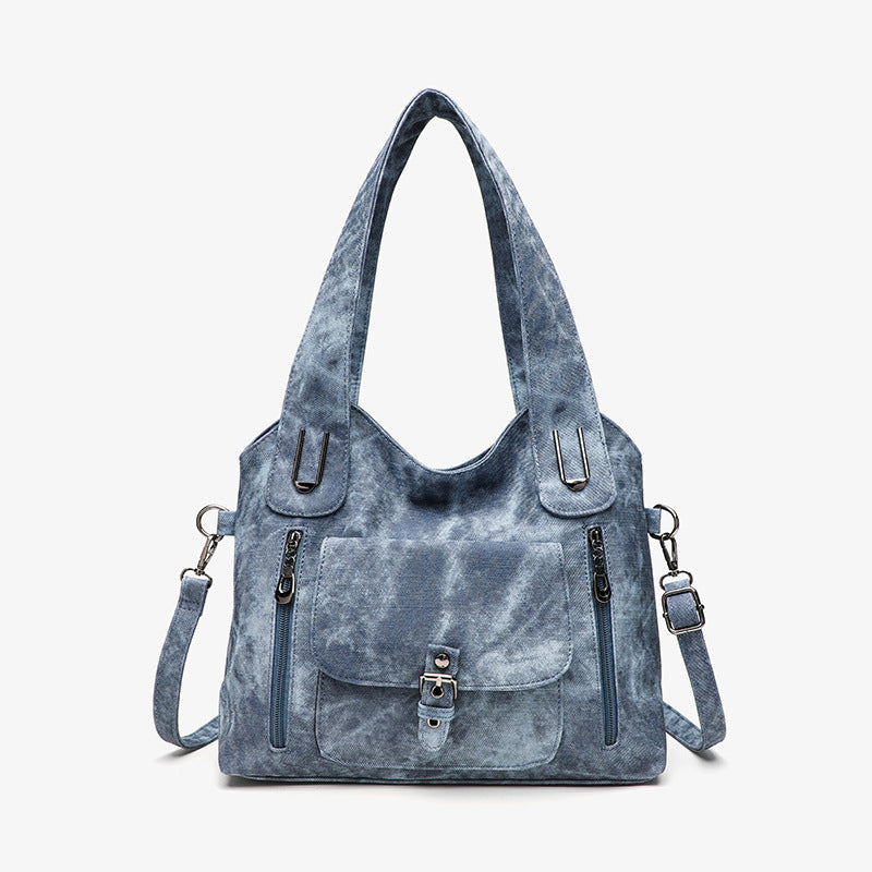 Women's Fashion Minimalist Large Capacity Portable Retro Women's Messenger Bag