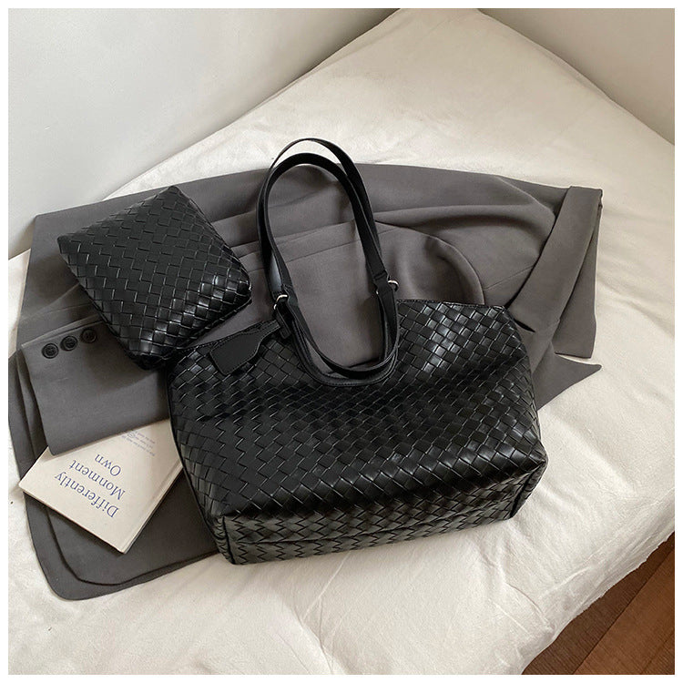 Women's Design Vintage Weave Large Capacity Totes Mother Tote Bag