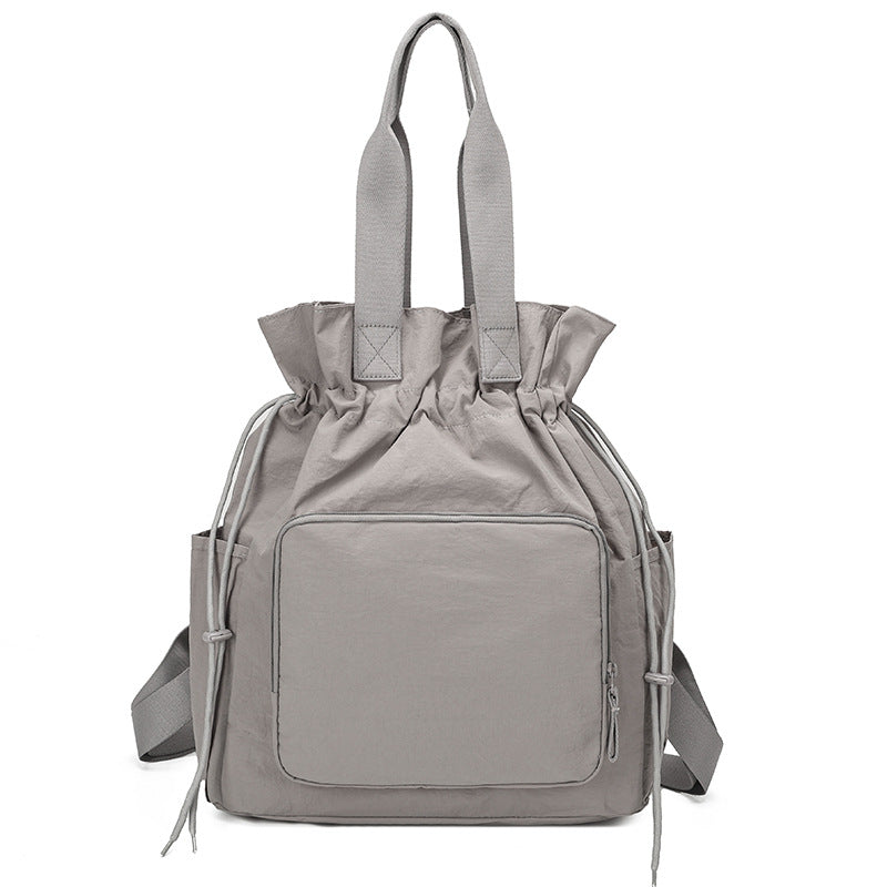 Elegant Multifunctional Large Capacity Drawstring Portable Women's Shoulder Bag