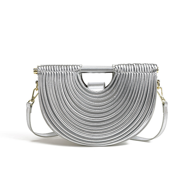 Women's Fashion High Sense Design Personality Woven Noodle Women's Clutch