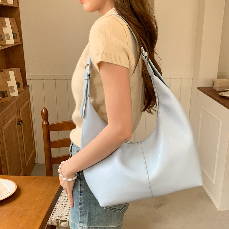 Women's Fashion Popular Dumpling High Texture Selenodont Underarm Bag