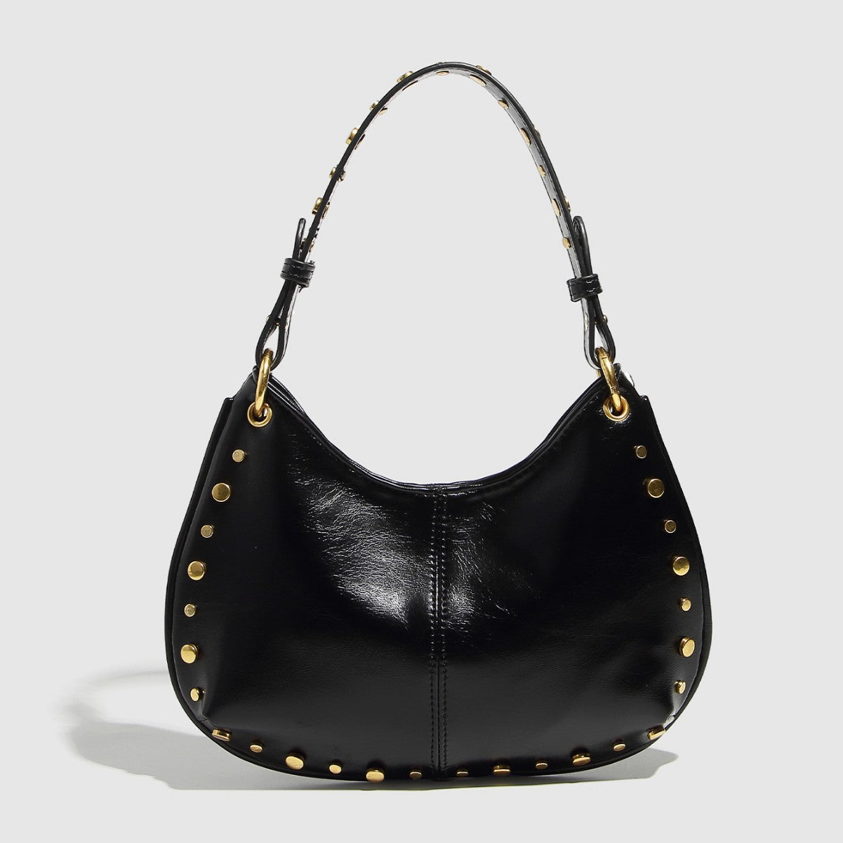 Women's Street Punk Rivet Adjustable Saddle Bags