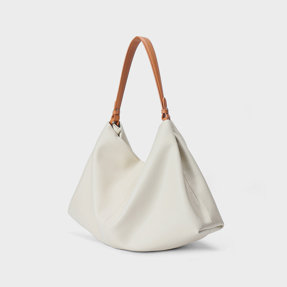 Women's Large Capacity Niche High-grade Genuine Underarm Women's Leather Bag