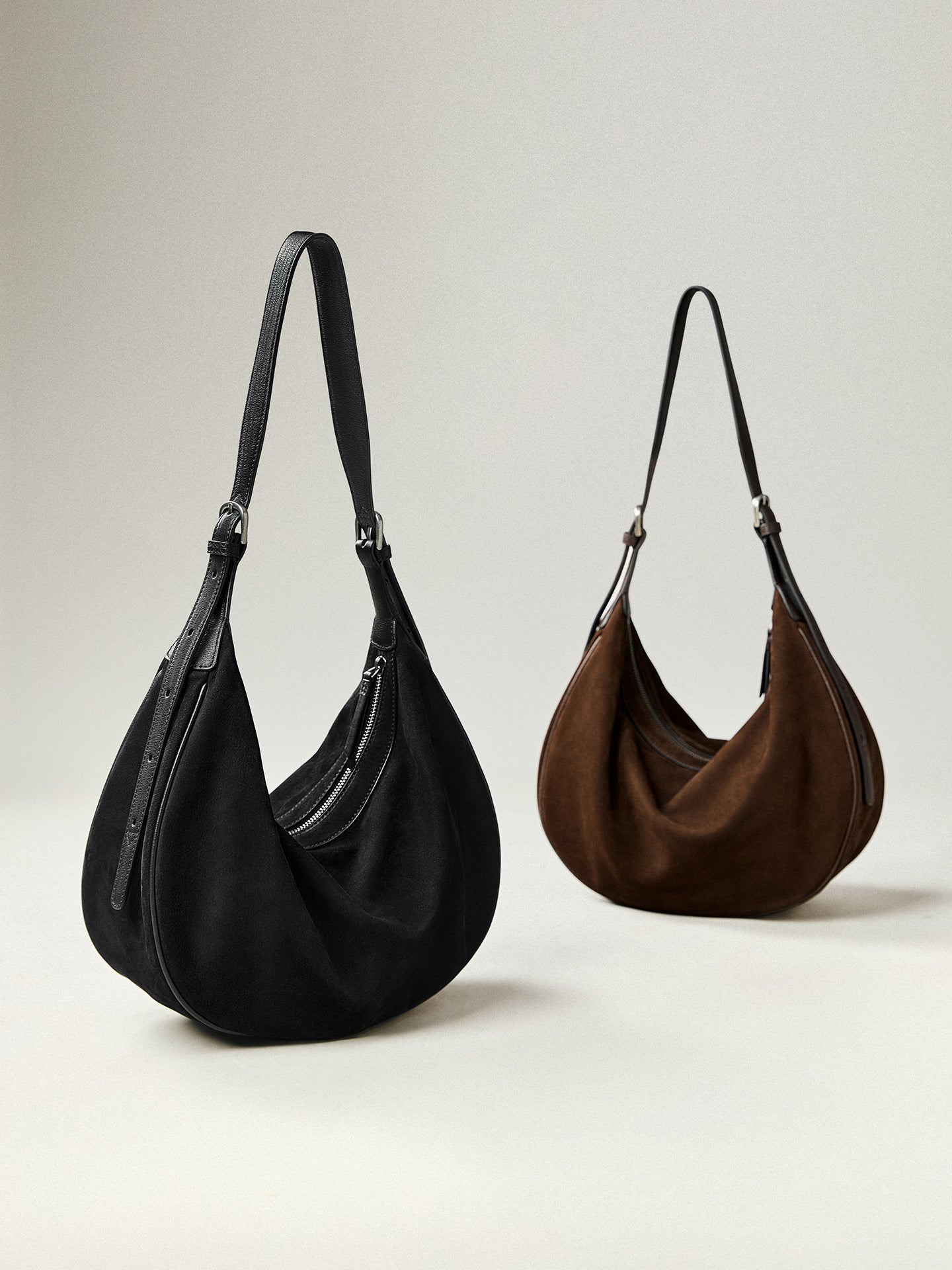 Vegetable Tanned Matte Leather Selenodont One Genuine Women's Shoulder Bag