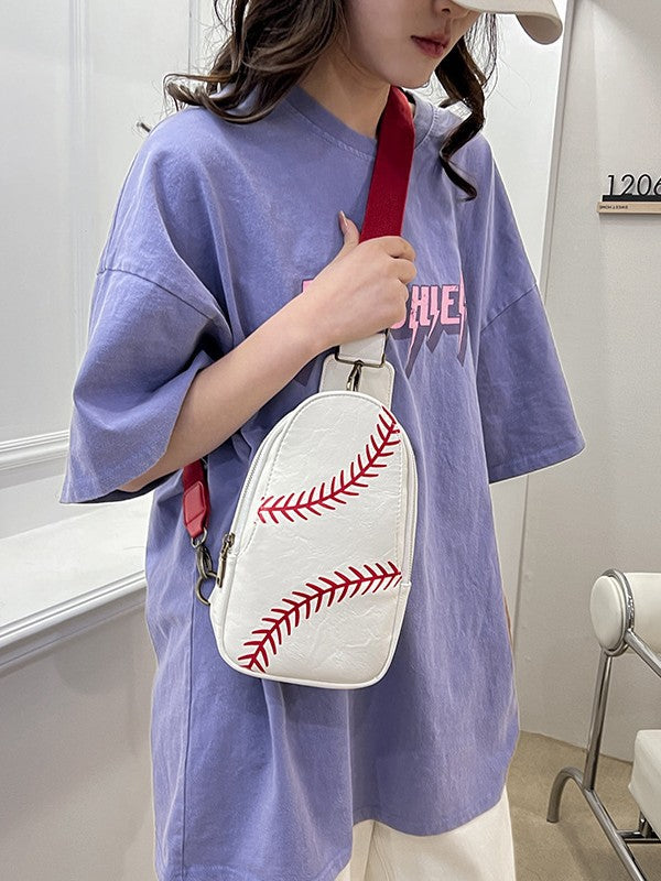 Women's High-grade Leather Printing Fashion Niche Women's Chest Bag, Fanny Pack