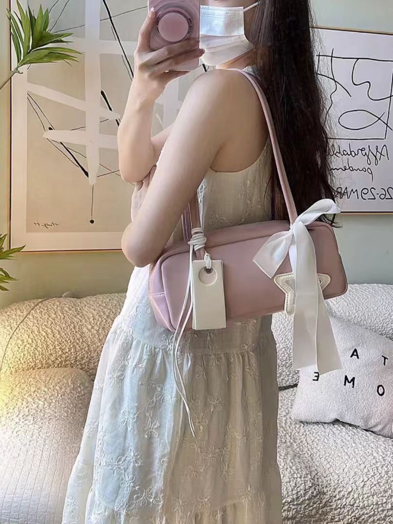 New Women's Baguette Bow Underarm For Women's Shoulder Bag