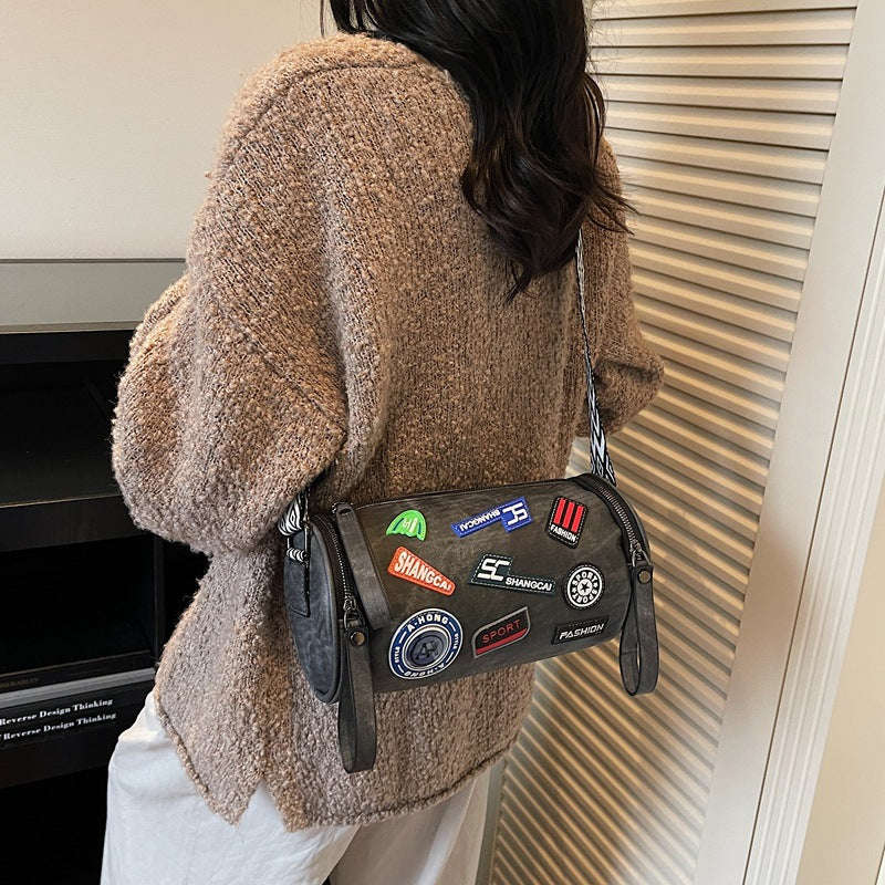Women's High-grade Summer Fashion Minority Design Round Women's Shoulder Bag