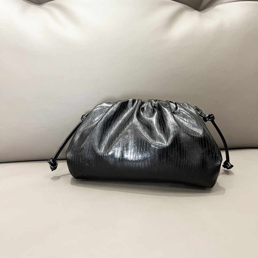 Women's Golden Cloud Large Size Woven Dumpling Women's Shoulder Bag