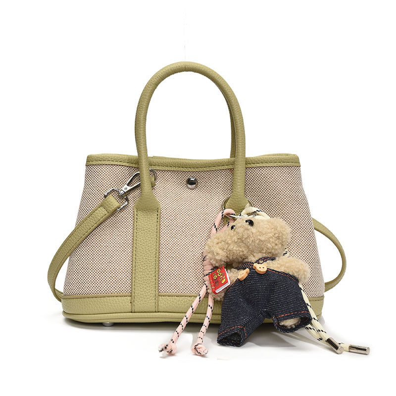Women's Today Popular Niche Stylish Korean Temperament Contrast Color Hand Holding Women's Messenger Bag