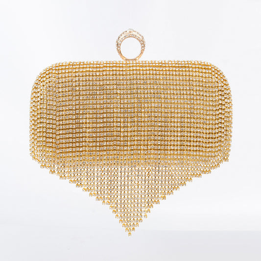 Women's Tassel Glitter Suitable For Party Wedding Bridal Removable Evening Bags