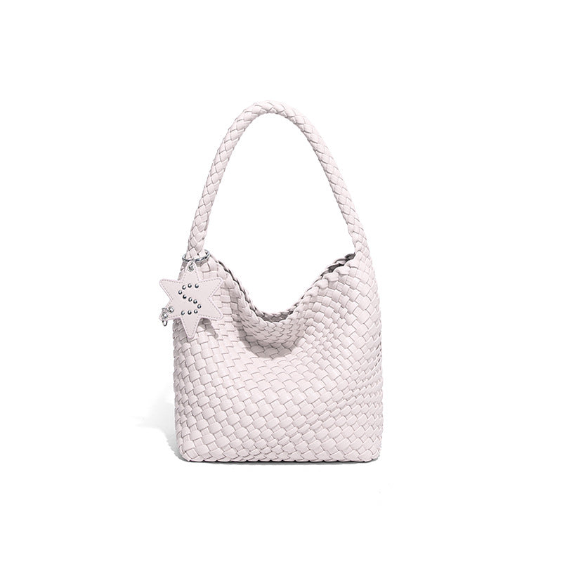 Women's Fashion Handmade Woven Trendy Simple Portable Women's Handbag