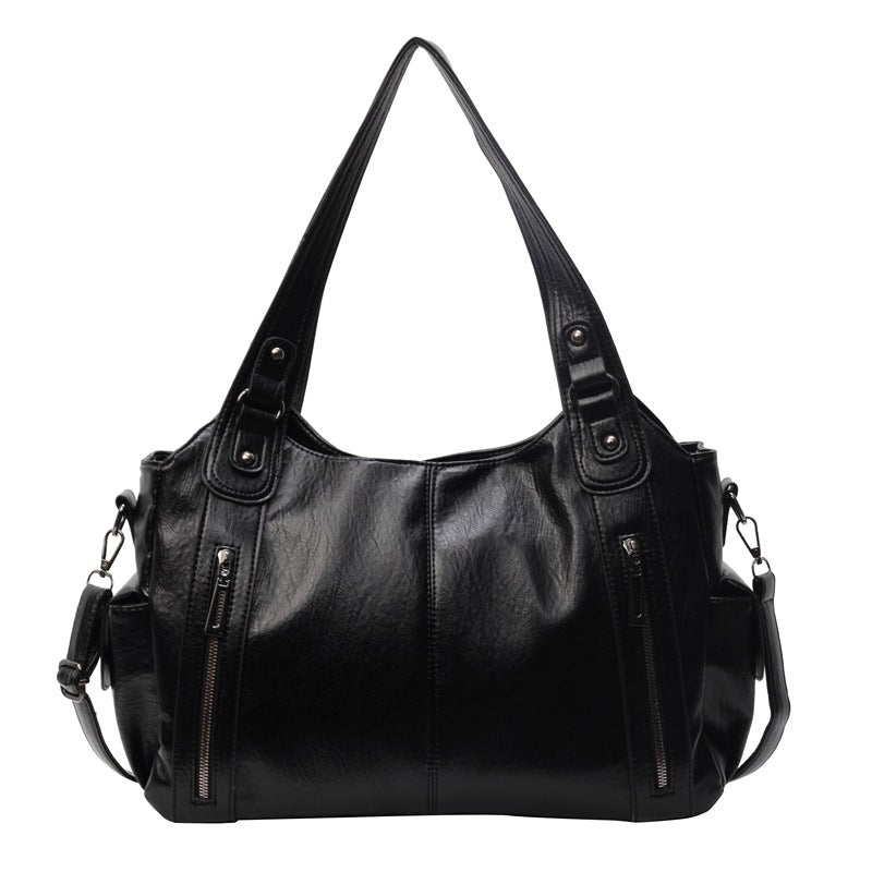Women's Leather Large Capacity Totes Commuter Tote Bag