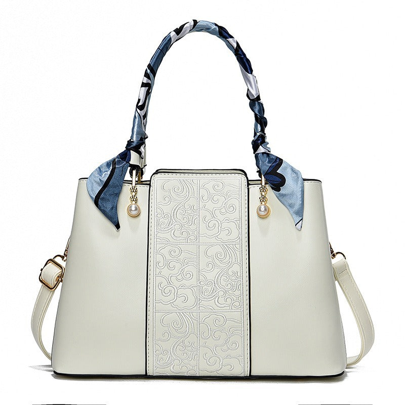 Bridal Wedding Embroidery Elegant High-grade Mom Large Women's Shoulder Bag