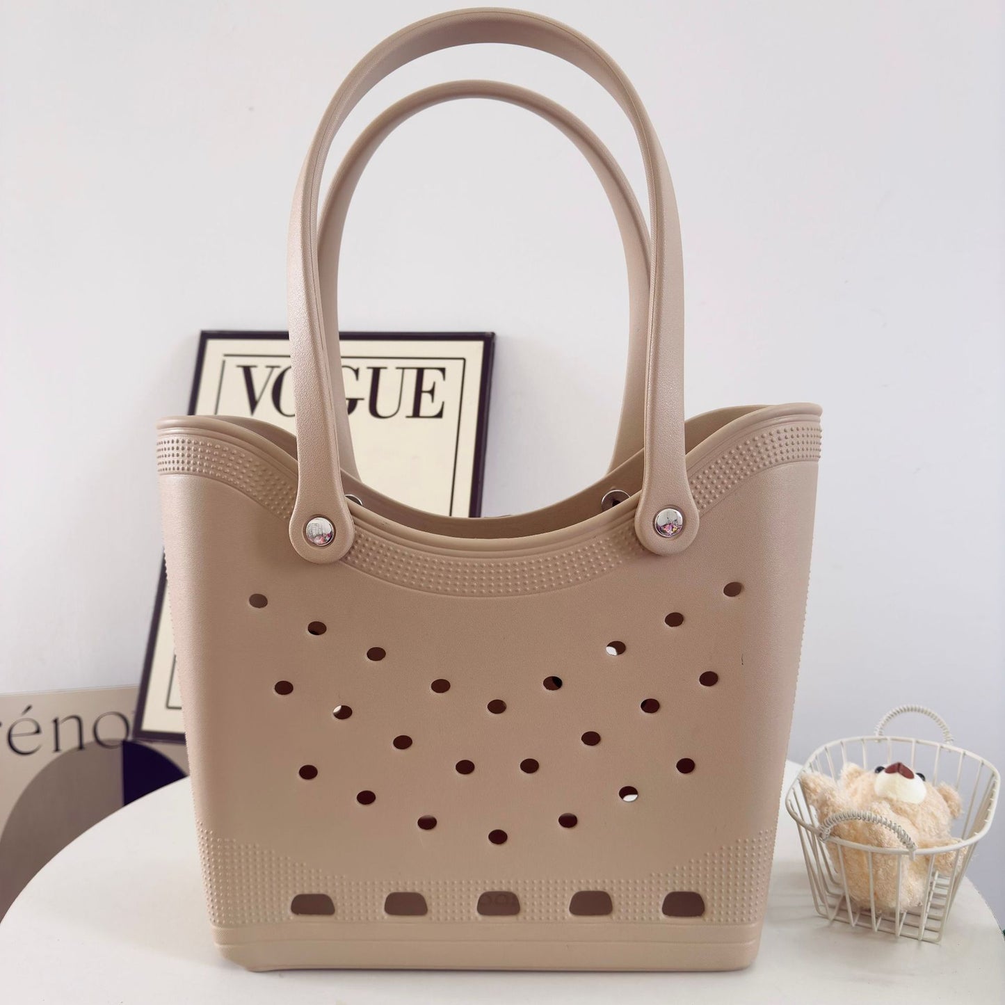 Hole Fashion Seaside Waterproof Beach Out Bags