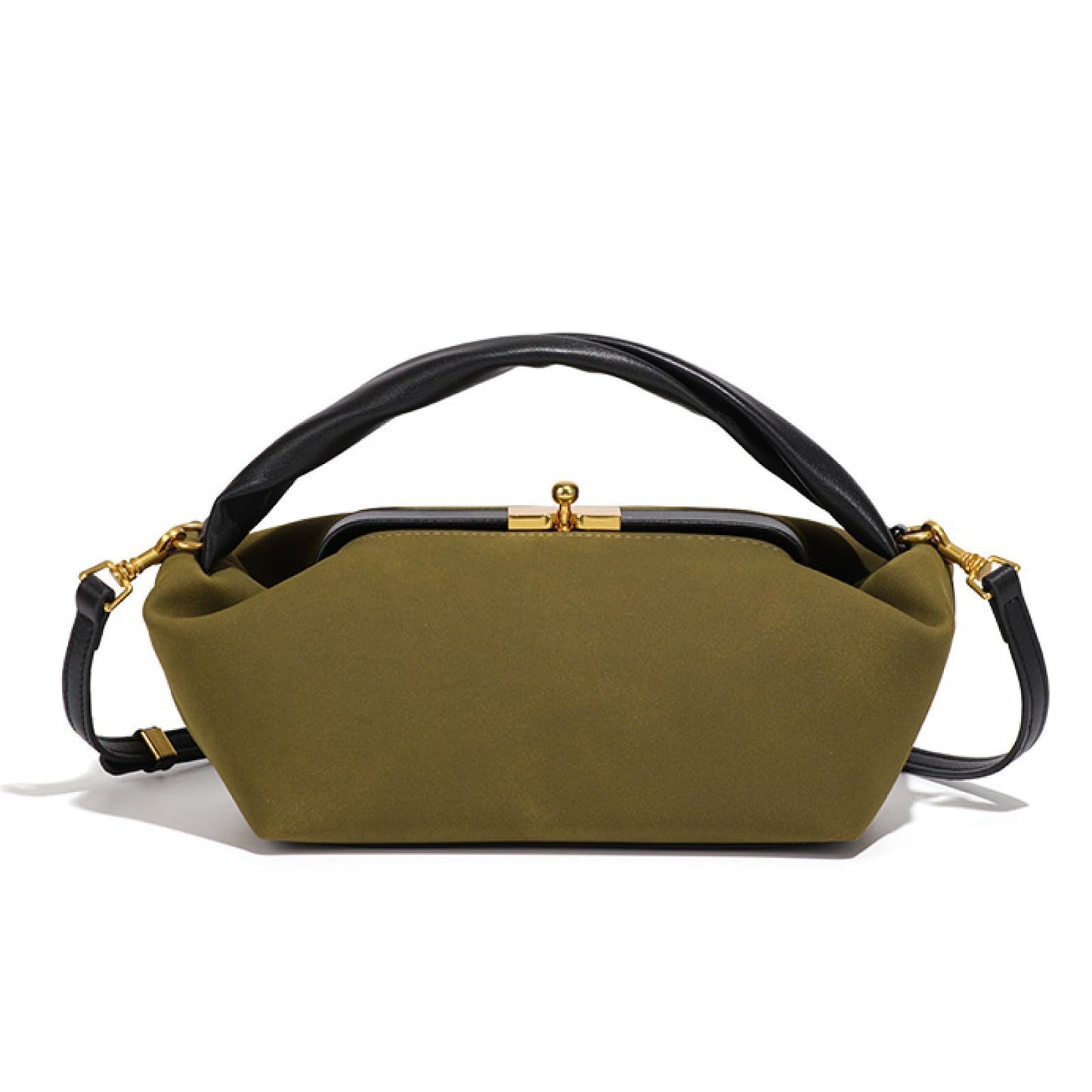 Women's Style Portable Frosted Suede Comfortable Purplish Women's Messenger Bag