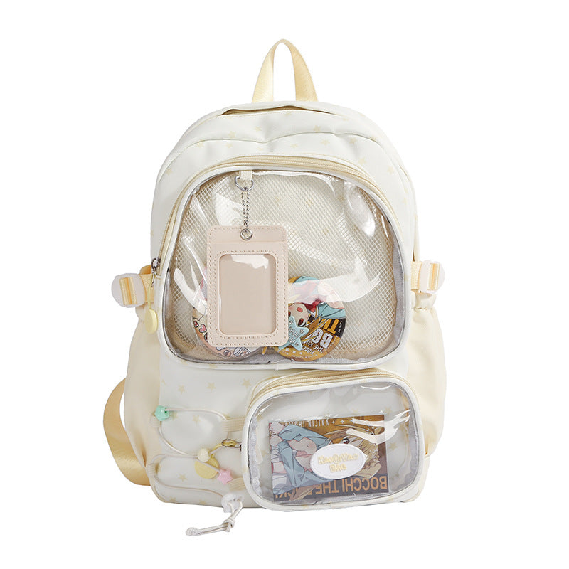 Women's Cartoon Two-dimensional Comic Show Early High Backpacks
